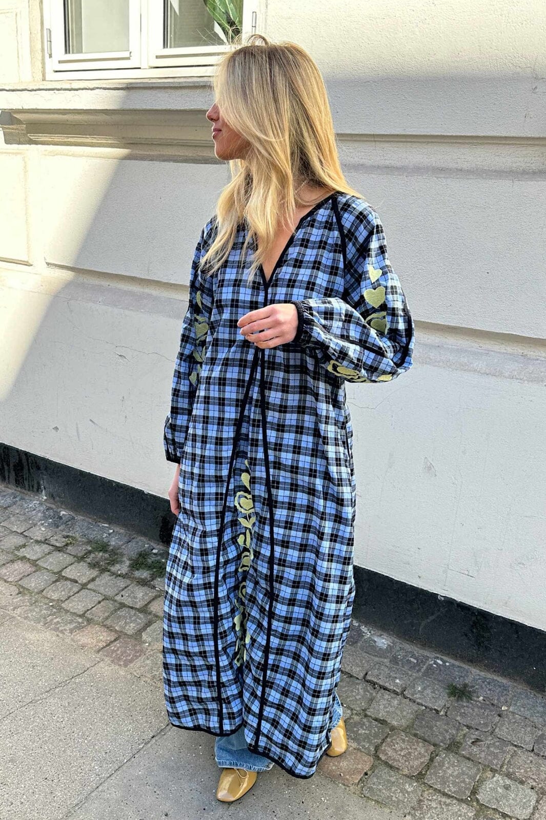 Sissel Edelbo - Fran Dress SE 1692 - Blue Checks