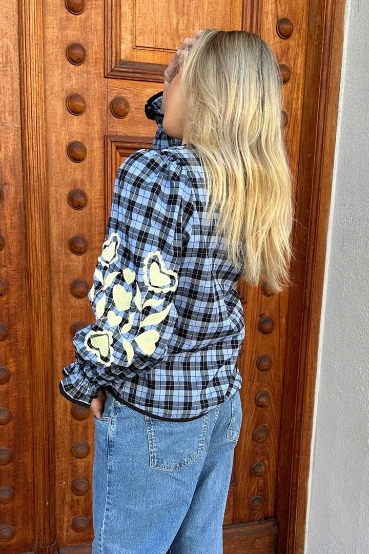 Sissel Edelbo - Fran Top SE 1693 - Blue Checks