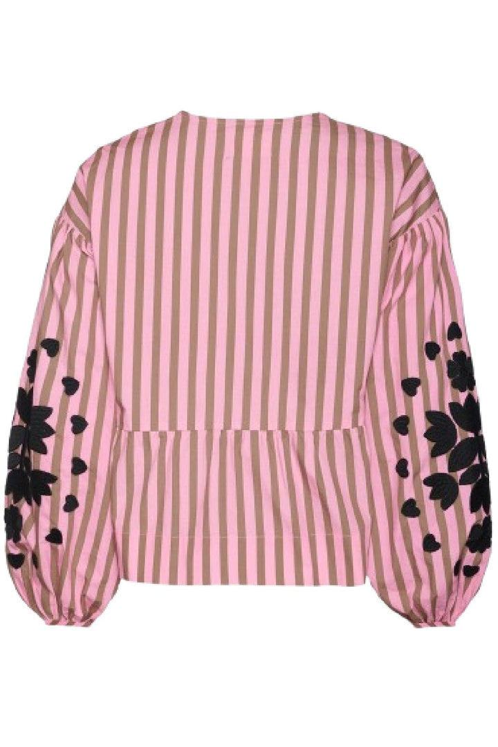 Sissel Edelbo - Rikke Top SE 1707 - Pink Stripes