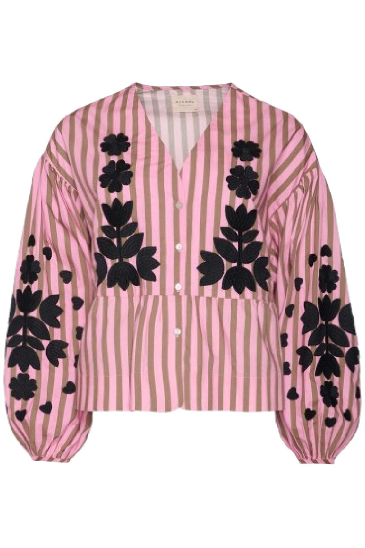 Sissel Edelbo - Rikke Top SE 1707 - Pink Stripes