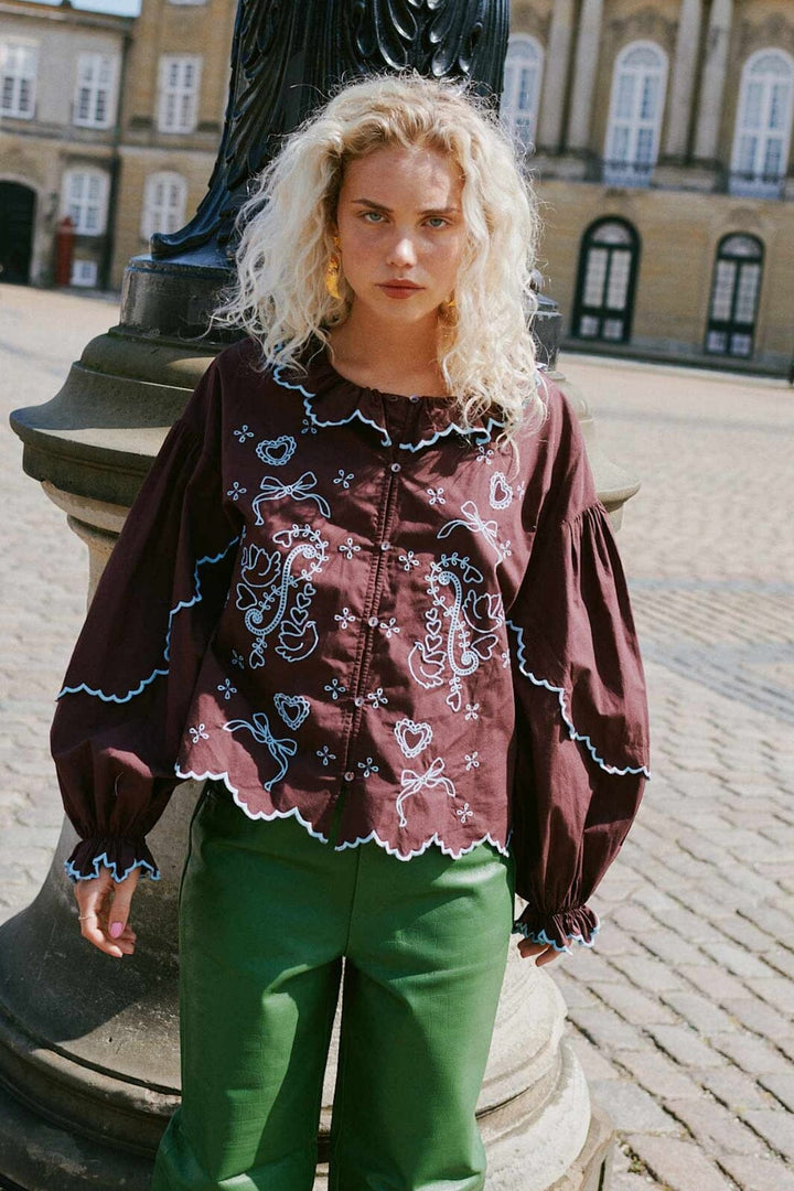 Sissel Edelbo - Tone Shirt SE 1710 - Wine