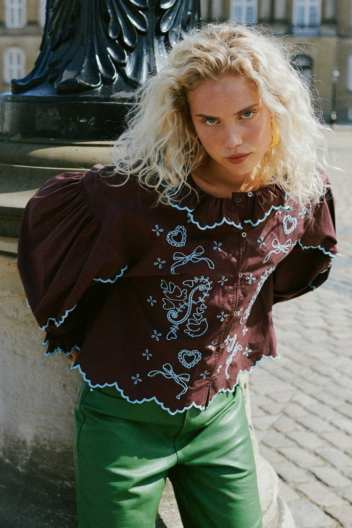 Sissel Edelbo - Tone Shirt SE 1710 - Wine