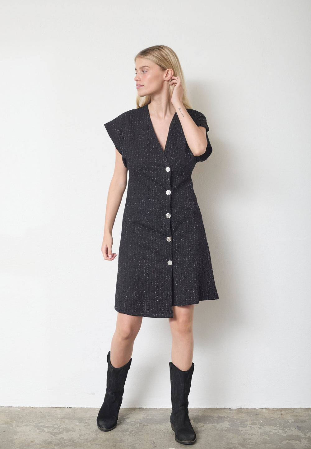 Sisters Point - Gevela-Dr1 19568 - 001 - Black/Silver Kjoler