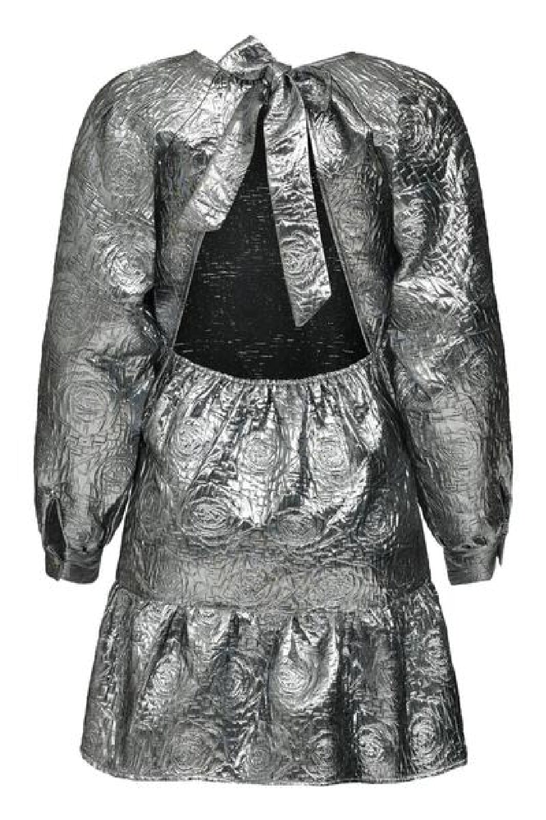 Sofie Schnoor - S234120 Short Dress - Silver Kjoler