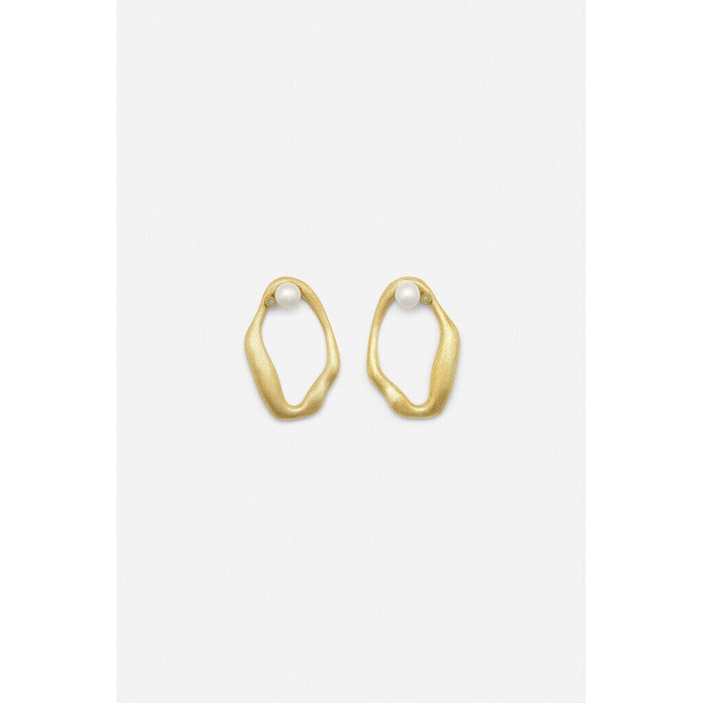 Sorelle Jewellery - Flow Earring - Forgyldt Øreringe