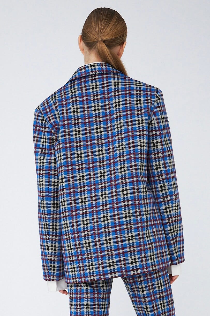 Stella Nova - Checked Blazerck53-7193 - 430 Multi Checks Blazere