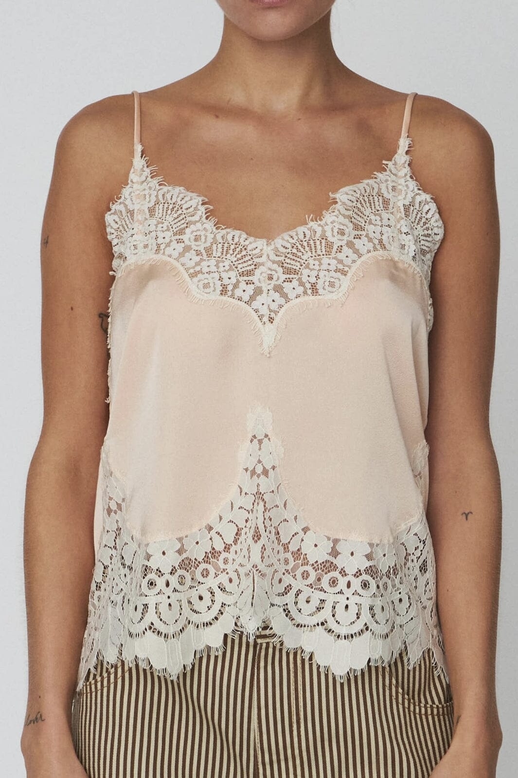 Stella Nova - Delicate Lace Topdc52-1136 - 558 Pale Pink