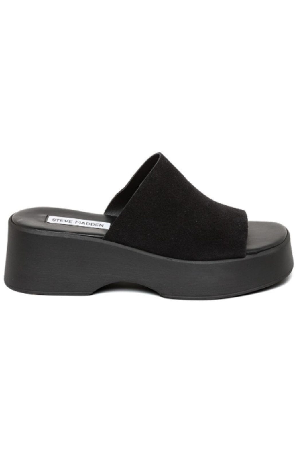 Steve Madden - Slinky30 11001144 - 015 Black Suede Sandaler