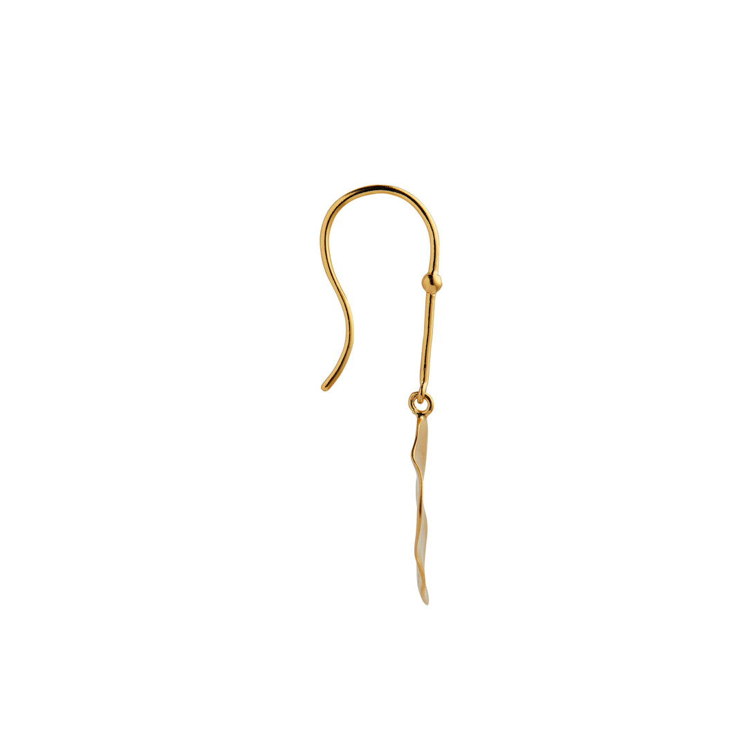 Stine A - Hook With Golden Refection Moon Earring Right - Single - 1341-02-R Øreringe
