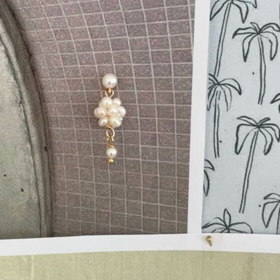 Stine A - Petit Cluster Berries Earring - Single - 1351-02-S Øreringe