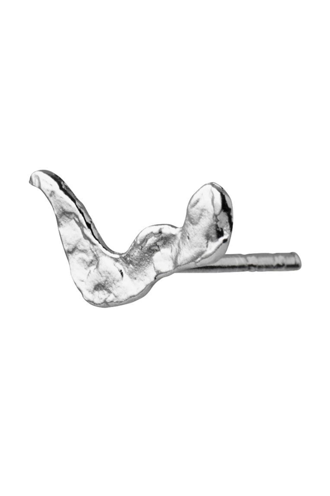 Stine A - PETIT GOLD SPLASH EARRING LADYLIKE SILVER - 1304-00-S Øreringe