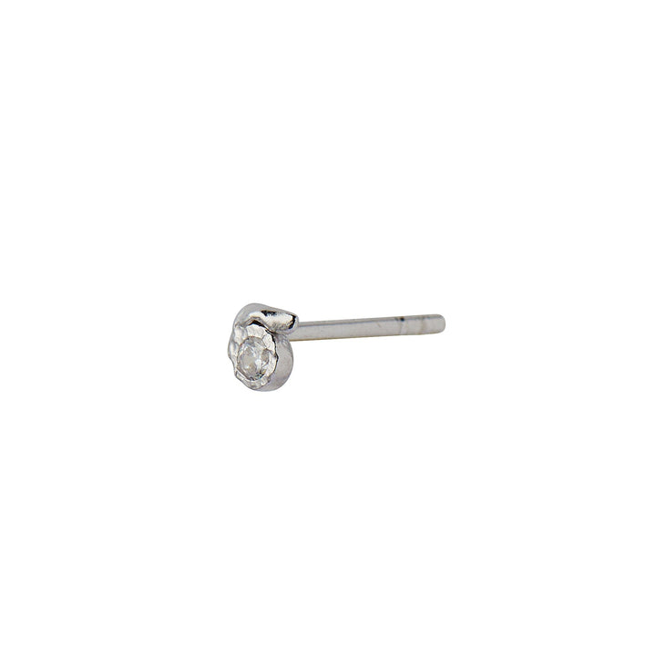 Stine A - Tres Petit Flow Earring Silver - Single - 1336-00-S Øreringe