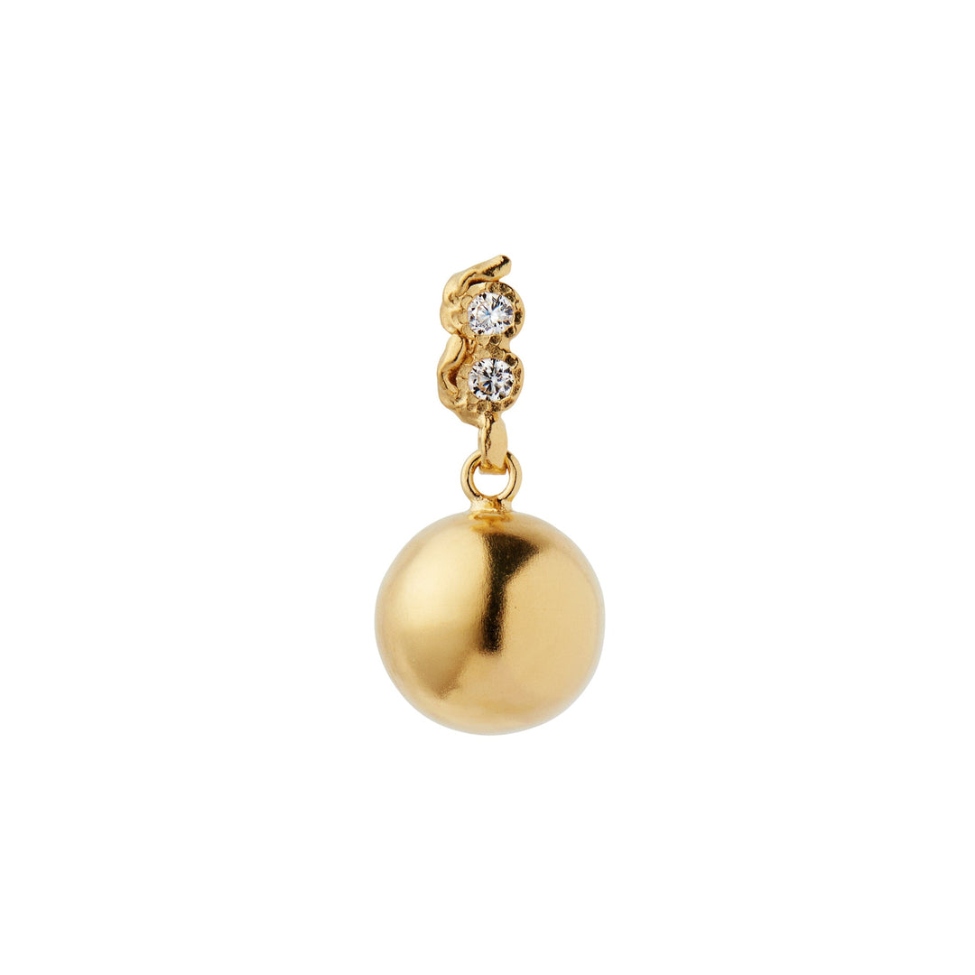 Stine A - Twin Flow & Disco Ball Earring - Single - 1334-02-S Øreringe