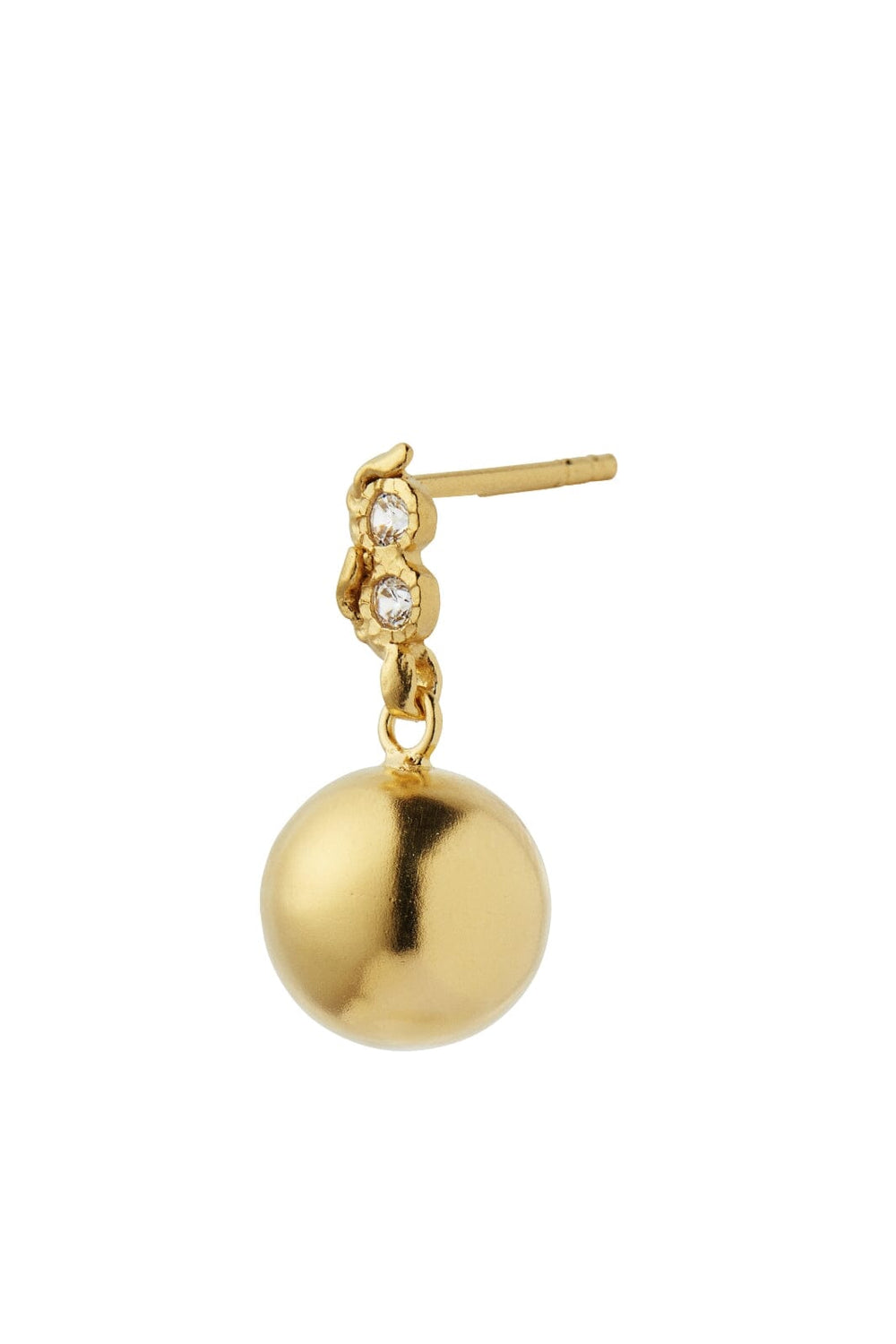 Stine A - Twin Flow & Disco Ball Earring - Single - 1334-02-S Øreringe