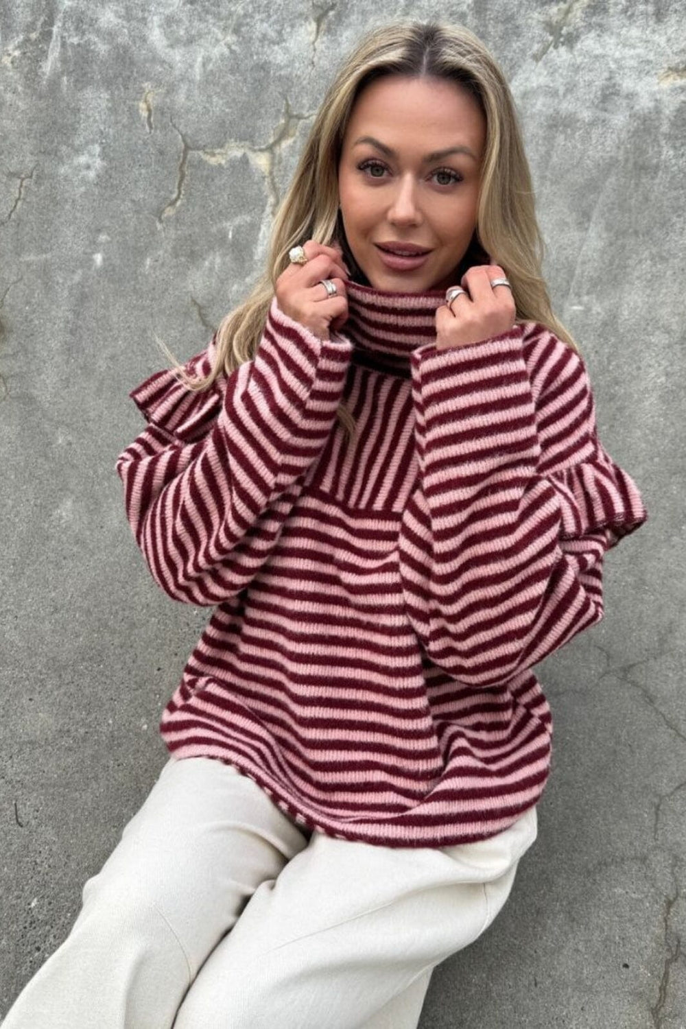 Stories From The Atelier By Copenhagen Shoes - My Moments CC8095 - 2220 - Bordeaux/Pink