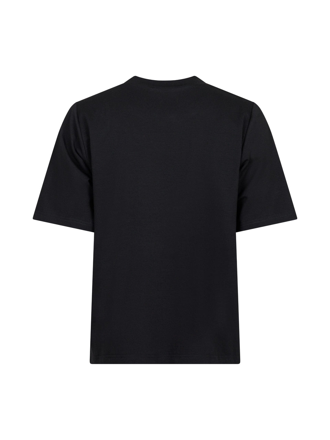 Valentin Studio - Gold Button Casual T-shirt - Black T-shirts