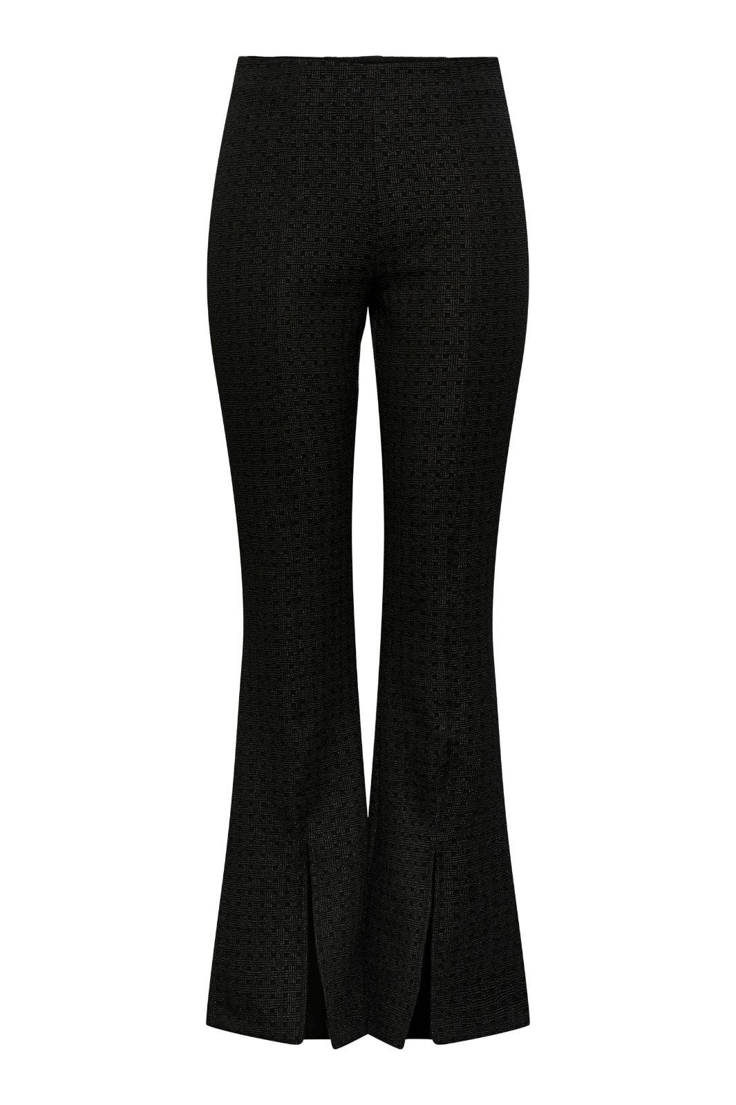 Y.A.S - Yasvinna Hw Slit Pant S. - Black Bukser