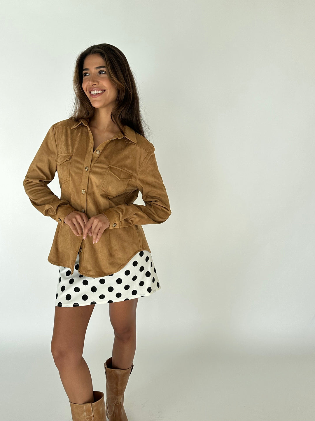 Continue - Ronja Suede 15031 - Cognac