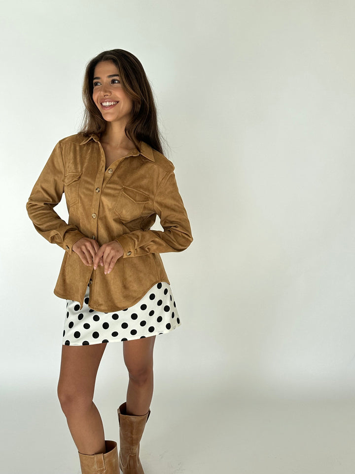 Continue - Ronja Suede 15031 - Cognac