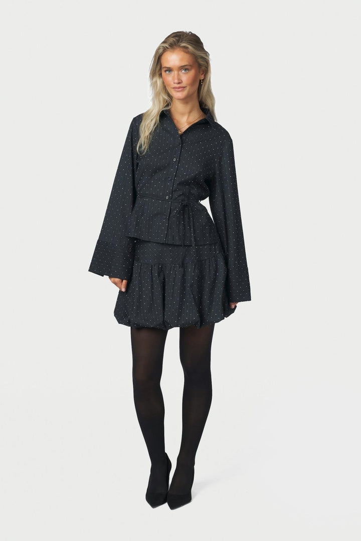 Neo Noir - Jovanna Bedaz Pinstripe Skirt 171212 - 132 - Antracit