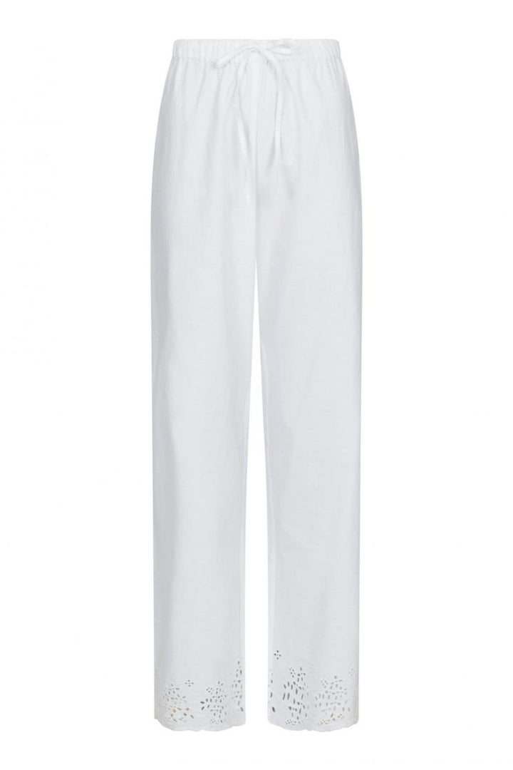 Neo Noir - William Embroidery Pants - White