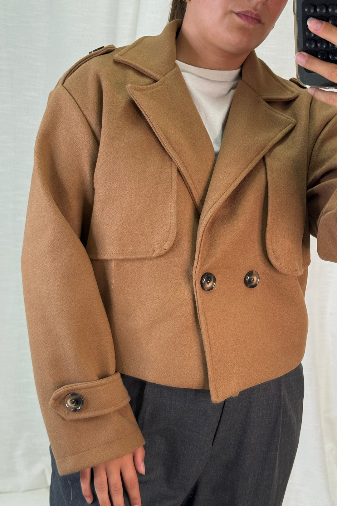 A-bee - Naomi Jacket - Camel