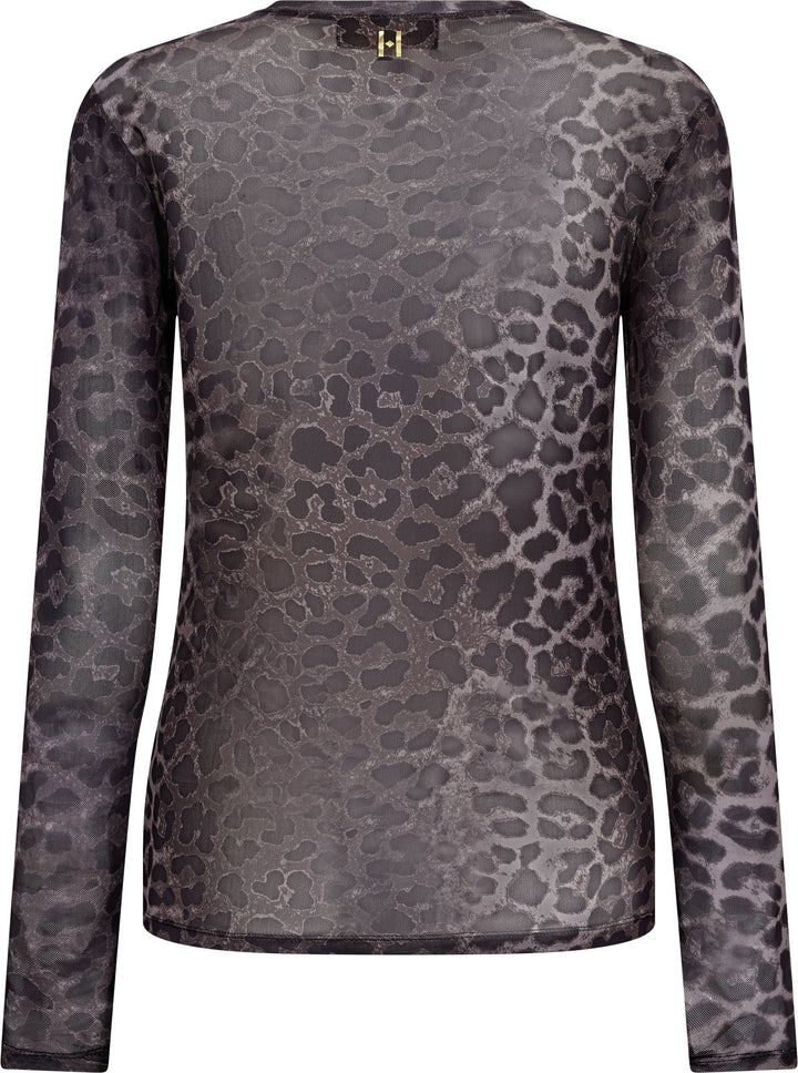 Hype The Detail - Blouse W/Print 320-1400 - 9512 - Grå
