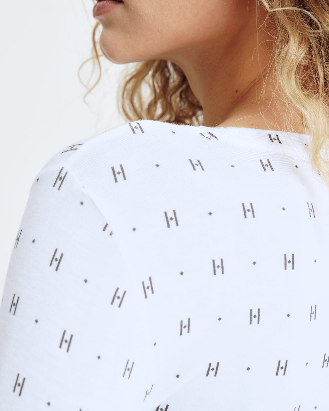 Hype The Detail - Htd Tee L/S Cashmere-Blend 650-14 - 1 - Hvid