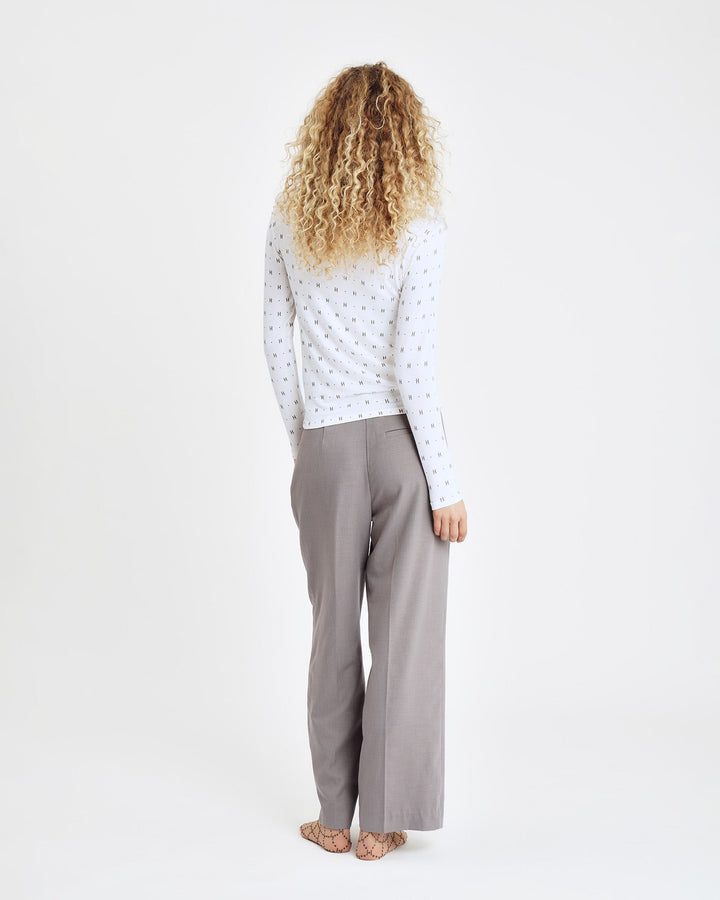 Hype The Detail - Htd Tee L/S Cashmere-Blend 650-14 - 1 - Hvid