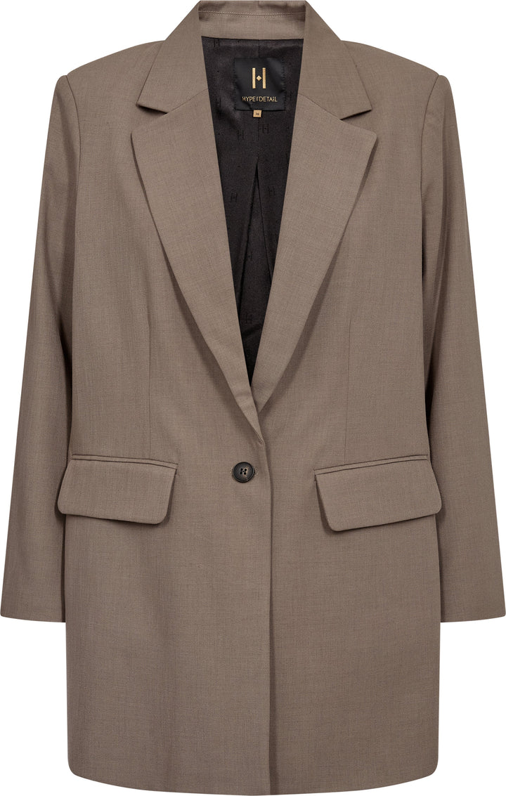 Hype The Detail - Relaxed Blazer 740-60 - 4 - Sand