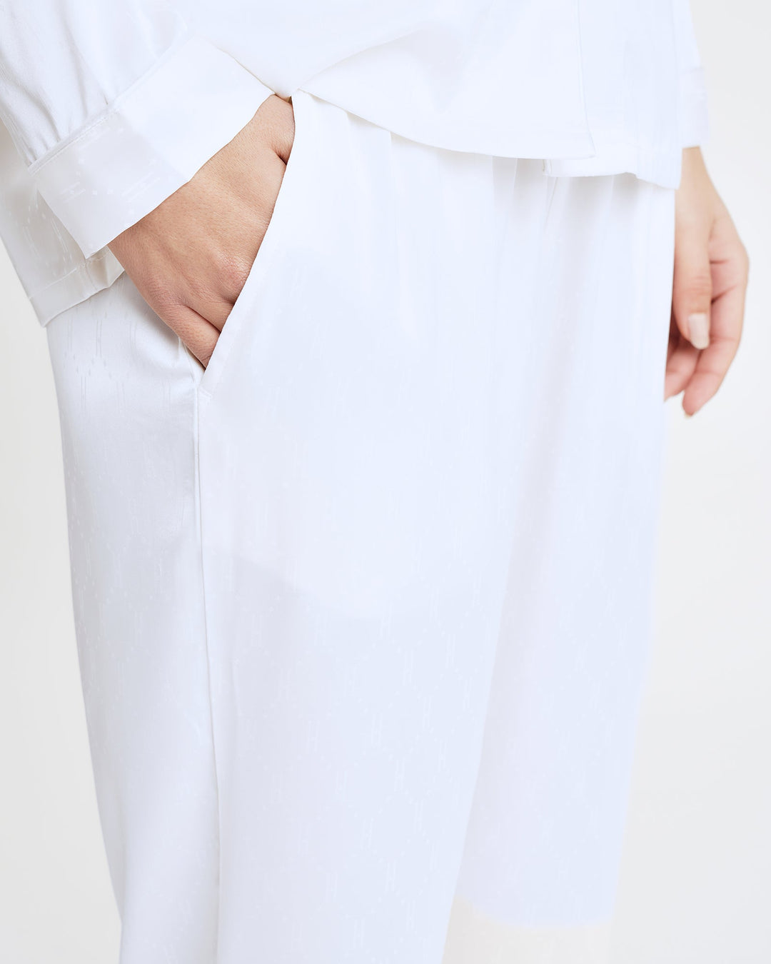Hype The Detail - Satin Pyjamas 800-43 - 80 - Ivory