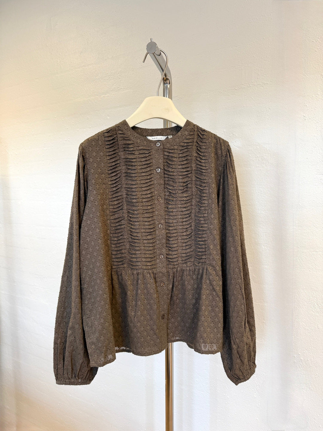 Noella - N-Loulou Ls Blouse 17040002 - 1251 - Morel