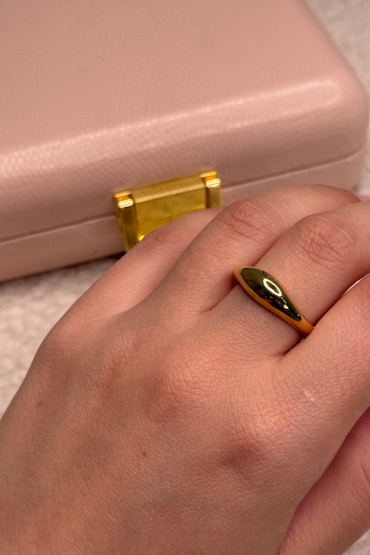 Mellow Moon - Lily Ring - Forgyldt