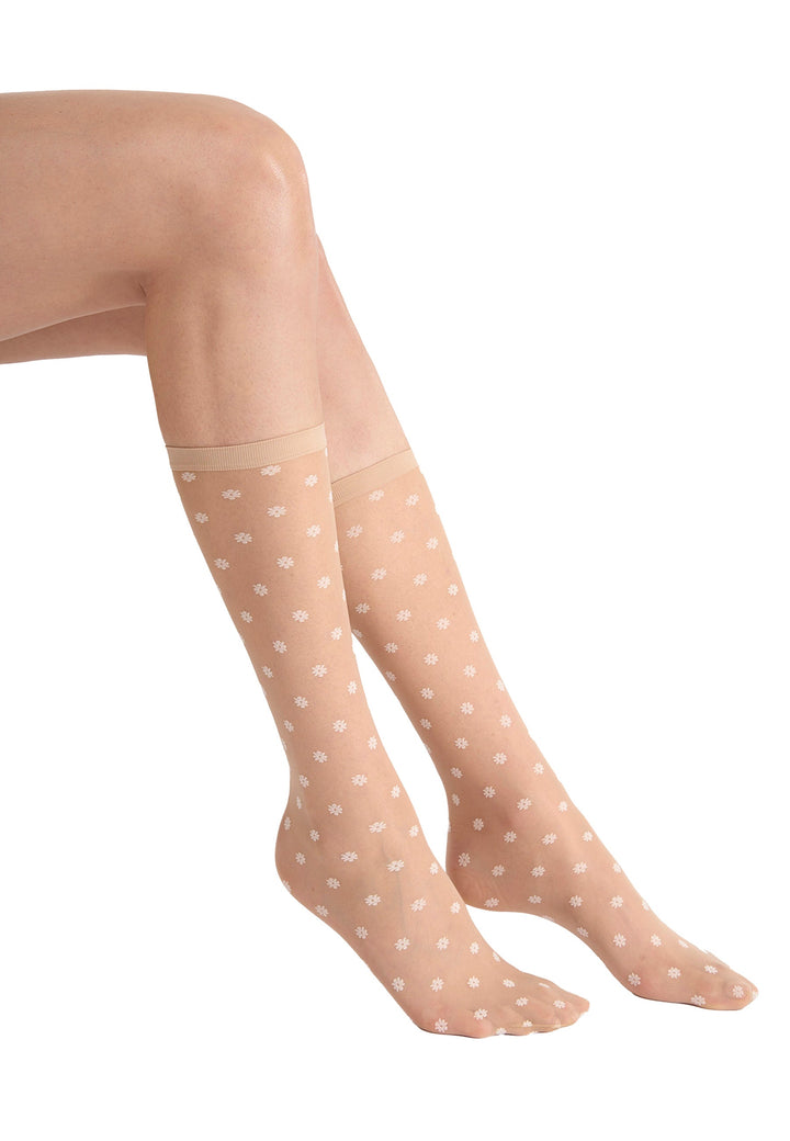 Wolford - Daisy Socks 48113 - 9383 White/white