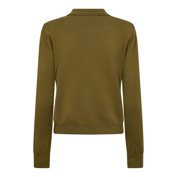 Co´Couture - Corycc Padded Polo Knit 500212 - 60007 - Fern Green