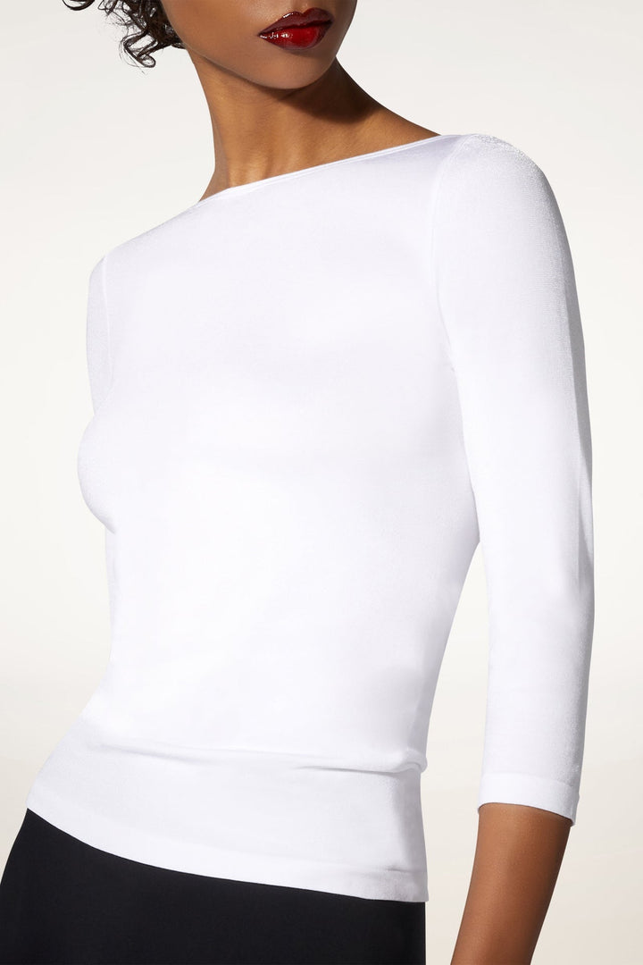 Wolford - Cordoba Top Long Sleeves55040 - 1001 White