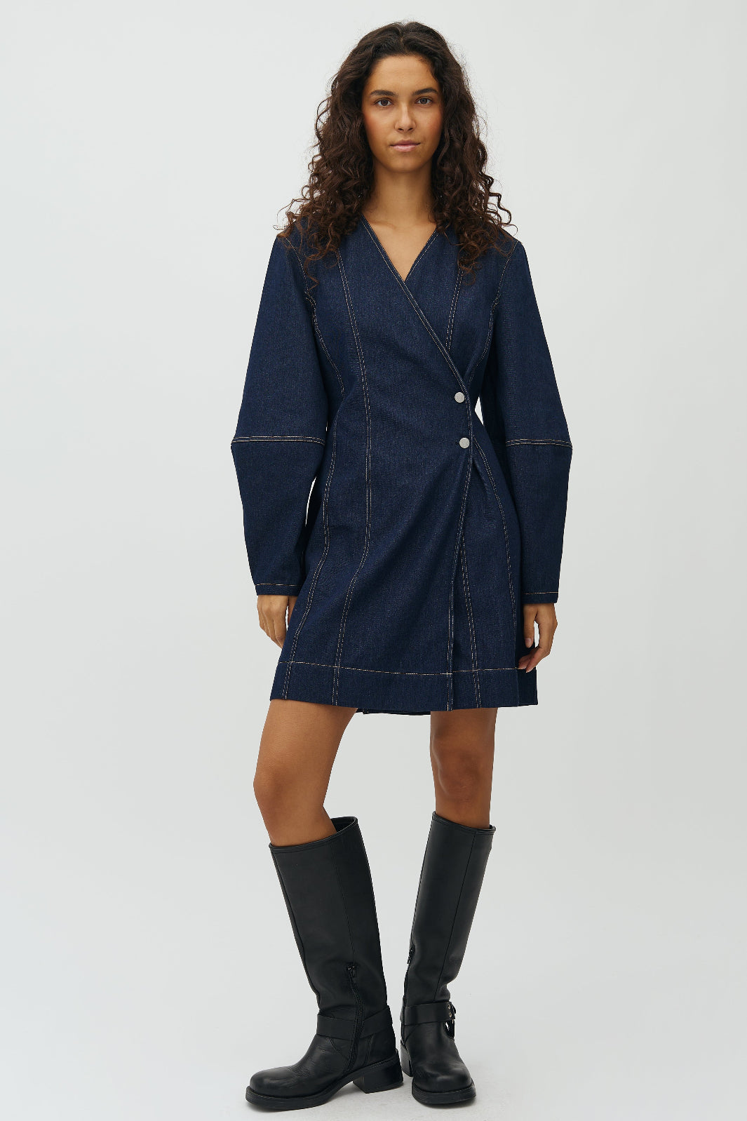 MbyM - Satienne-M 64511384 - 916 - Dark Unwashed Denim