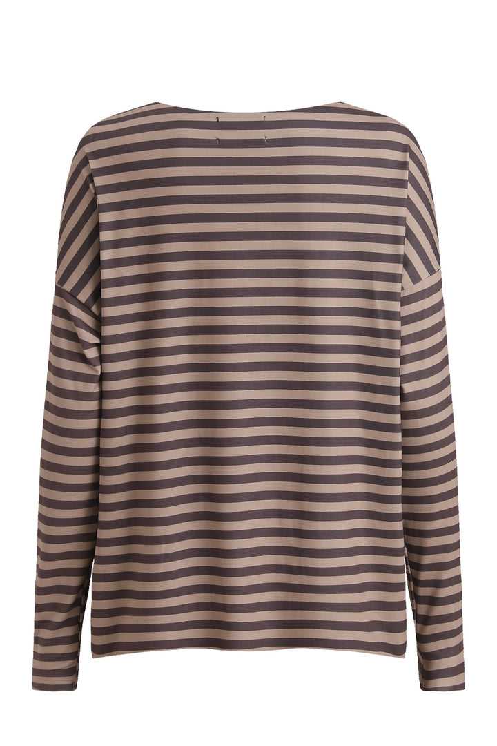 Liberte - Alma-Ls-Top - Brown Stripe