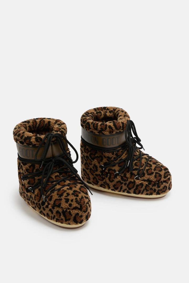 Moon Boot - Mb Icon Low Fleece Leopard80d1409960 - Mm21cognac/Cocoa