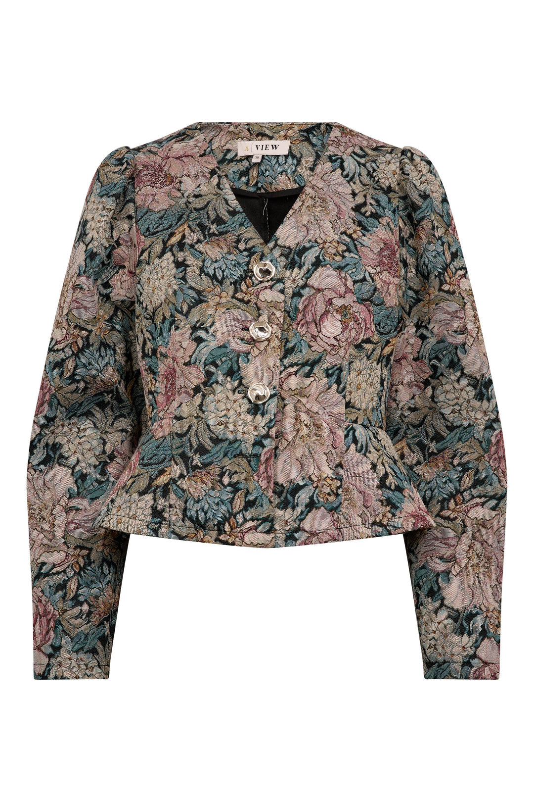 A-View - Brocade Jacket AV9406 - 311 - Sand/Black