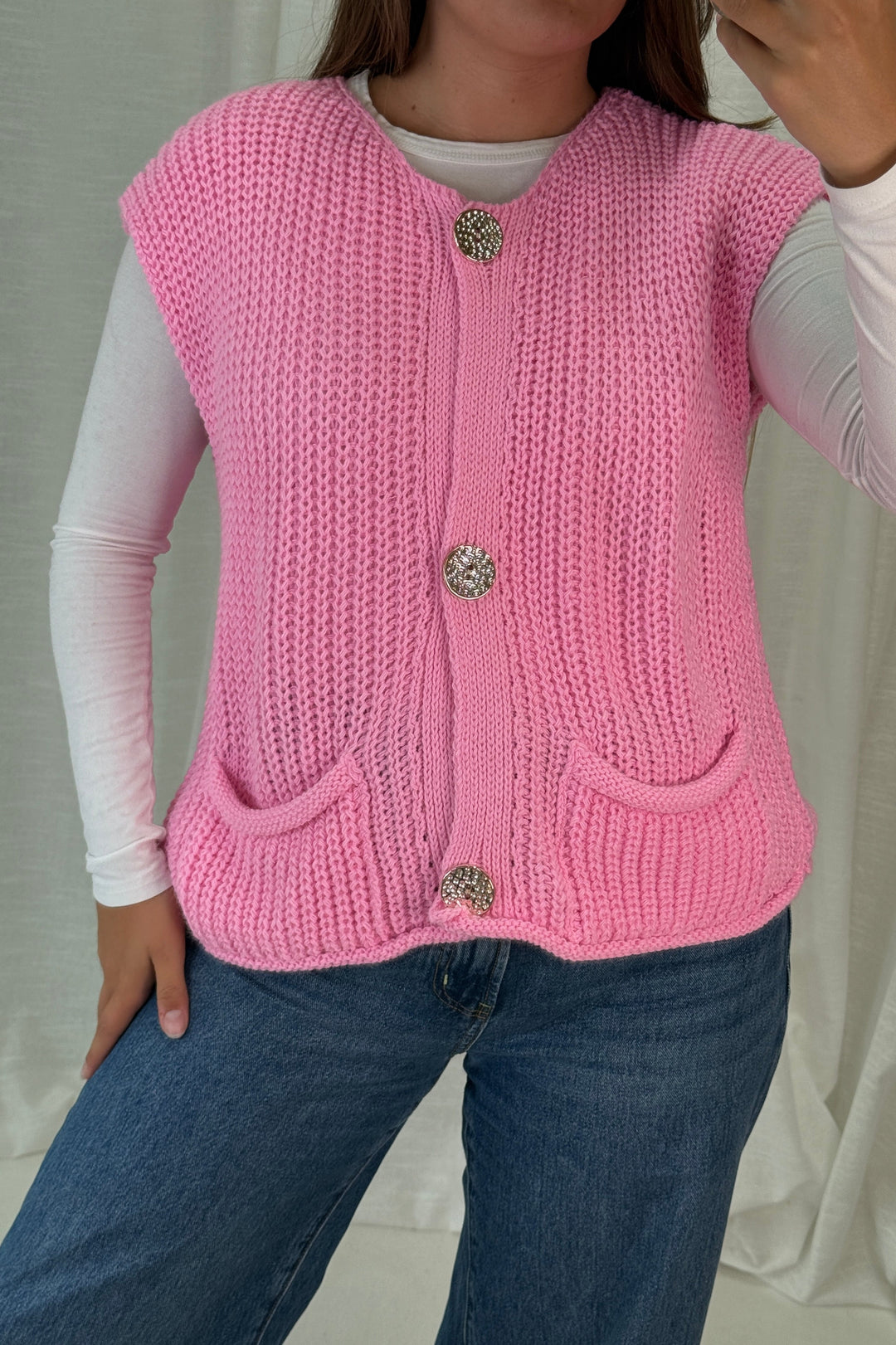 A-bee - Marya Vest - Pink