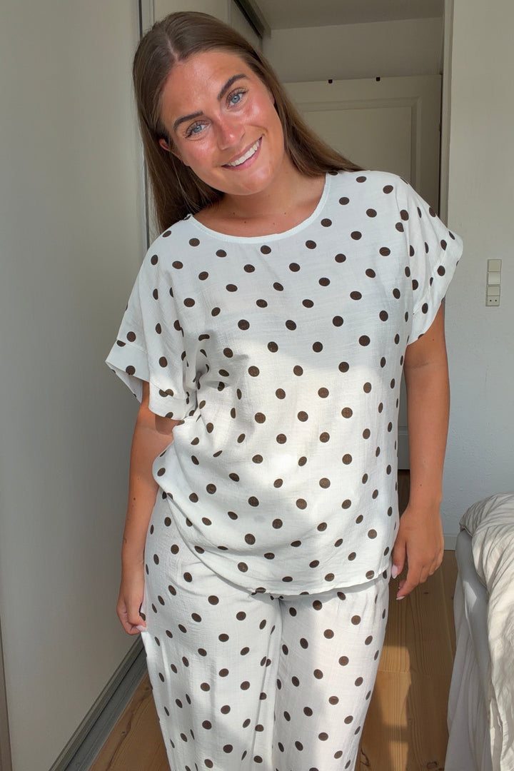 A-Bee - Delara Blouse - White