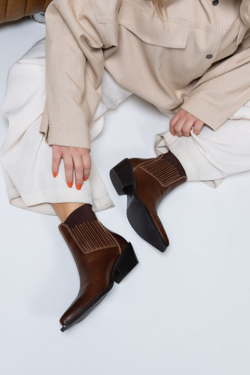 Copenhagen Shoes - The Walking Boot L Cs9041 - 0242 - Dark Cognac