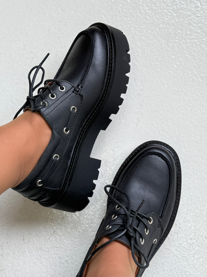 Bloom - Dahliana Loafers - Black