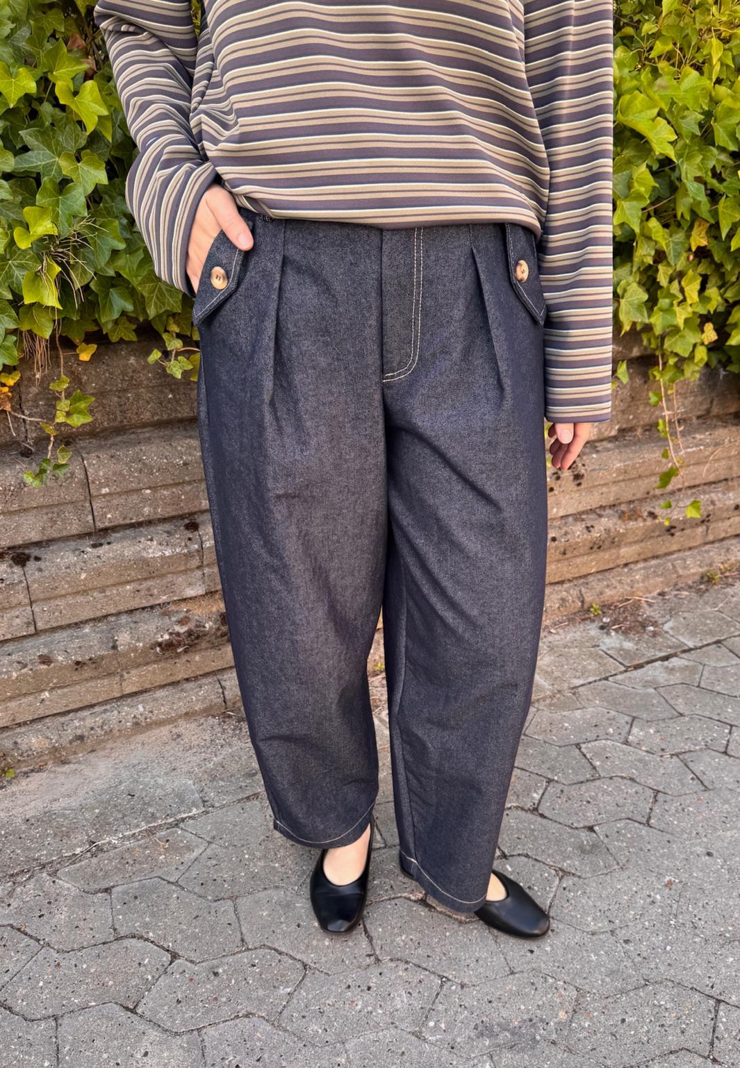 Sisters Point - Edith-Pa1 20414 - 902 - Unwashed Denim