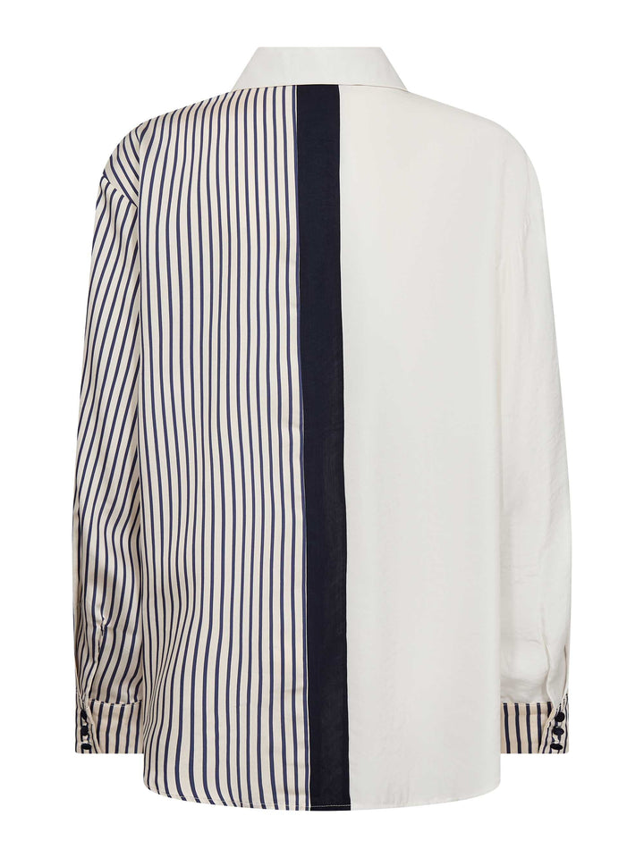 Gossia - Cecilego Shirt G3313 - Navy Creme Stripes