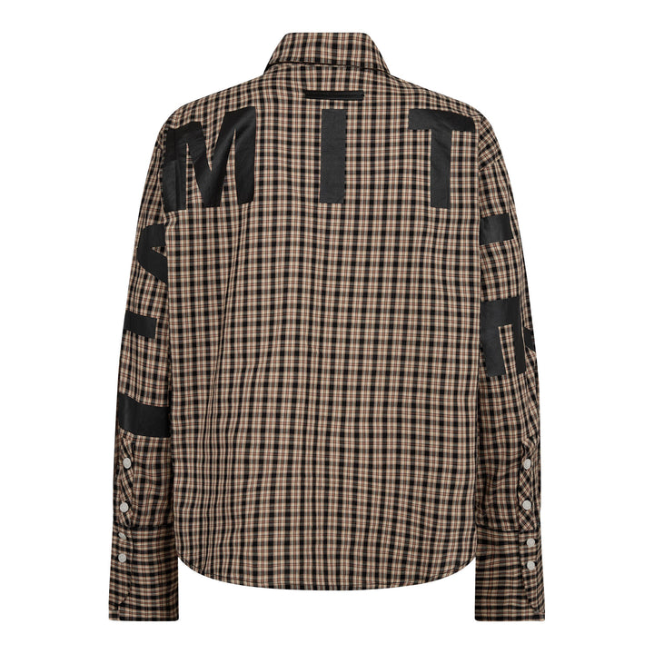Haute L'Amitié - Maxi Logo Check Shirt HL10813 - Dessert