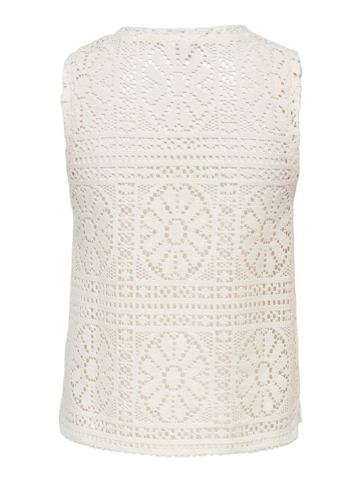 Only - Onllian Lace Tank Top - 4990765 Birch