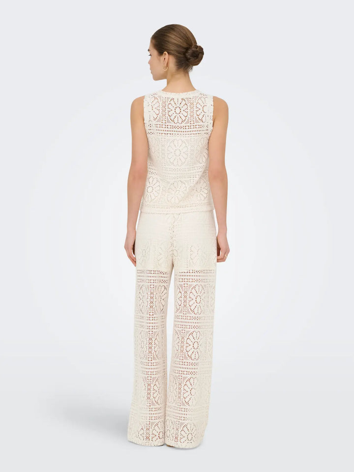 Only - Onllian Lace Tank Top - 4990765 Birch