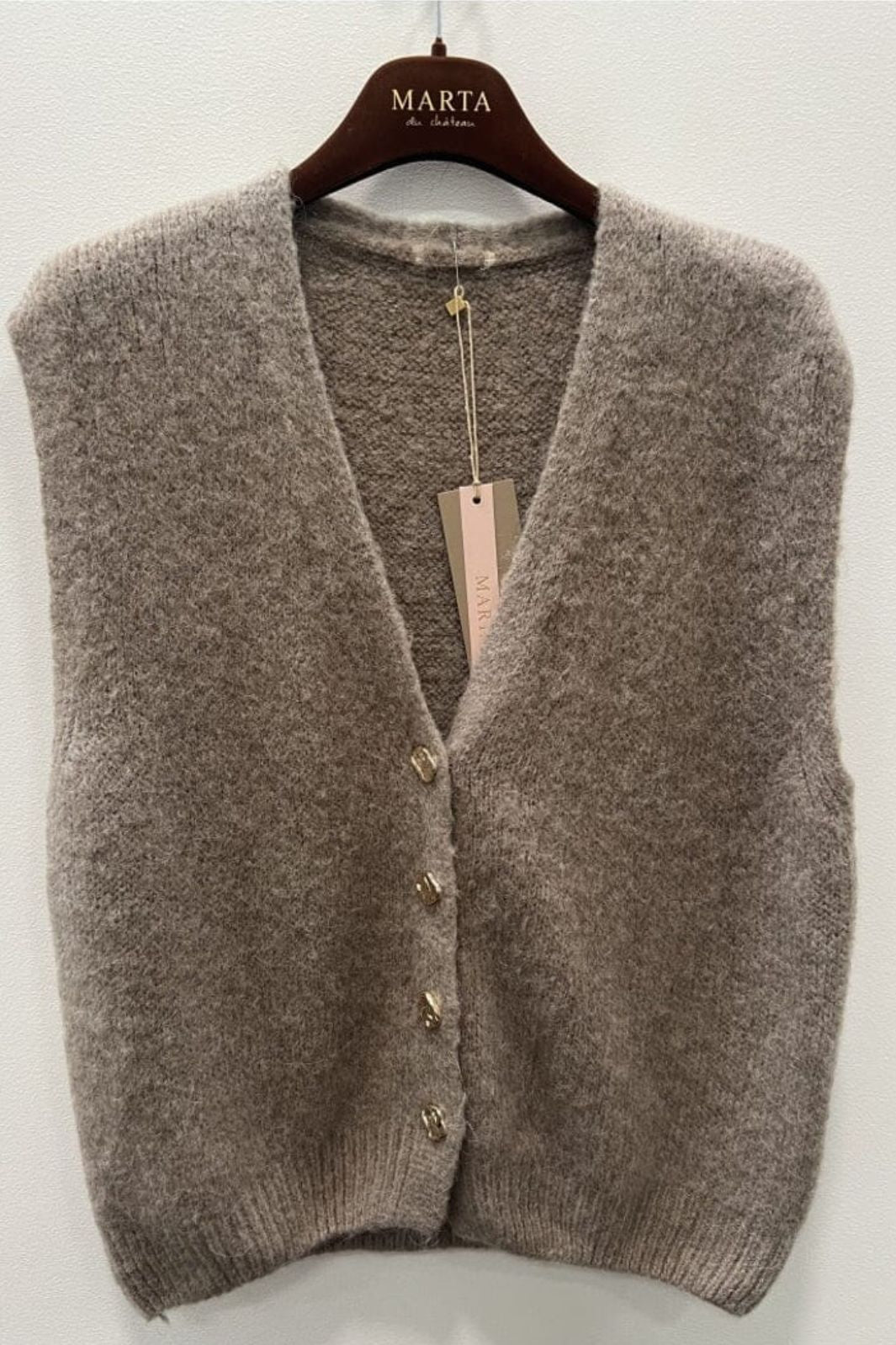 Marta Du Chateau - Mdcamara Vest 5215 - Fango